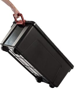 Caja Estanca con ruedas 75 L Negro